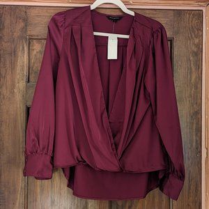 Banana Republic Burgundy Blouse